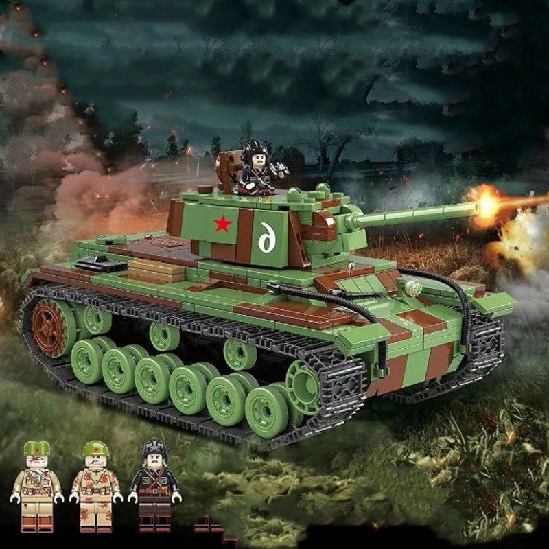"Kinder-Puzzle-Bauklotzspielzeug Panzer"