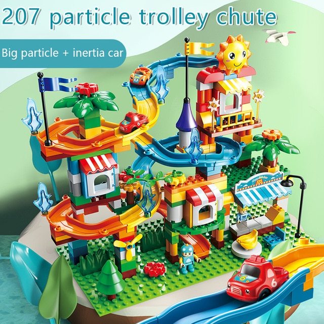 Puzzle montage gebäude block spielzeug