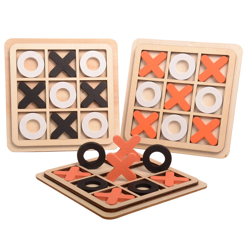 Tictactoe Brettspiel Für Kinder Aus Holz Pädagogisches Spielzeug