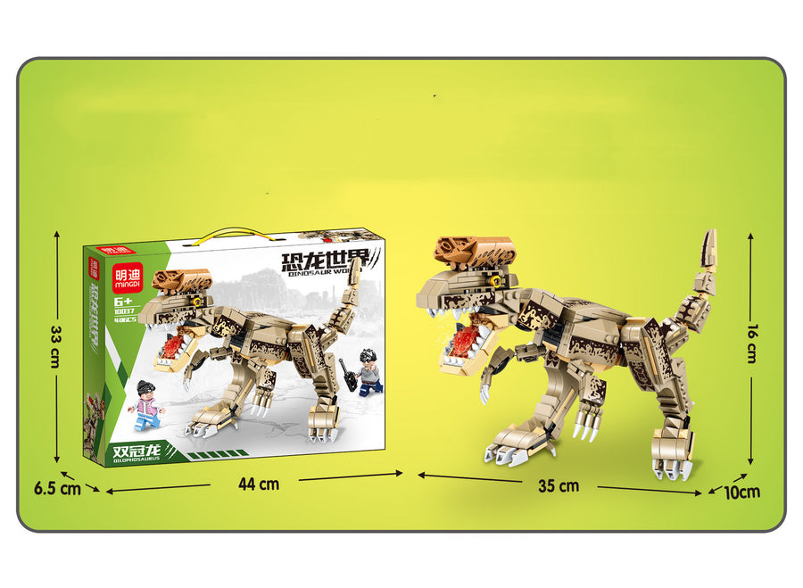Dinosaurier Welt kinder Puzzle Montiert Gebäude Block Spielzeug