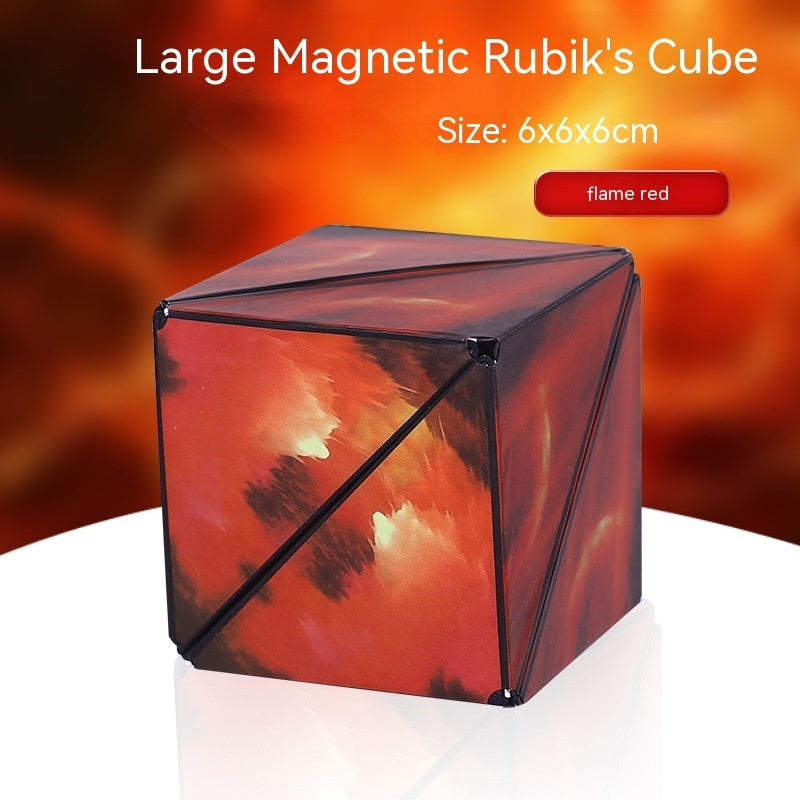 3d geometrischer magnetischer Würfel drei dimensionale Vielfalt pädagogisches Spielzeug