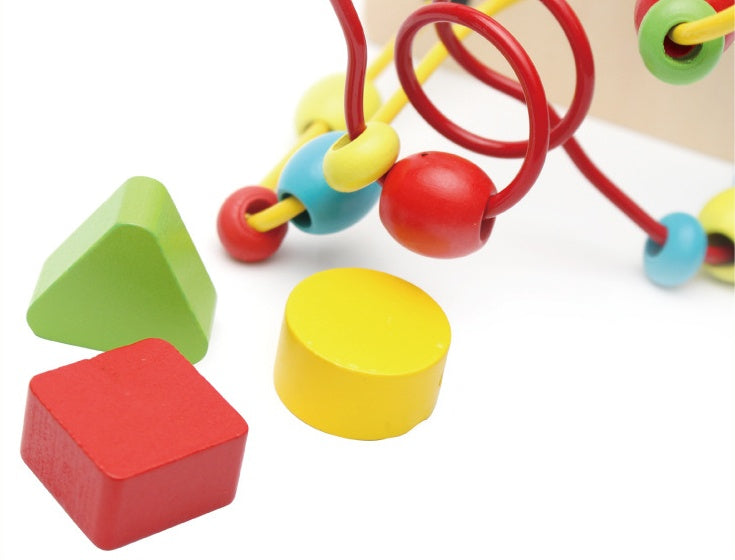 Kinder perlen um perlen zu entwickeln pädagogisches spielzeug