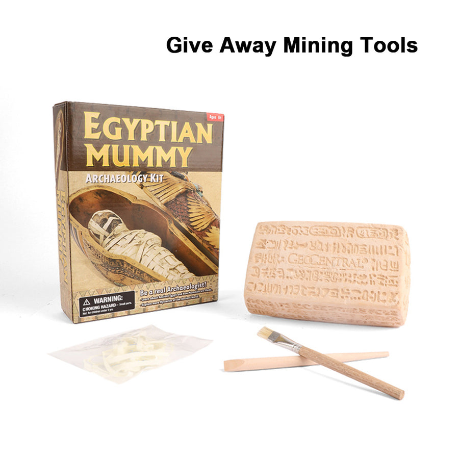 "Ägyptische Archäologie Mumie DIY Hand-Ausgrabung Spielzeug"