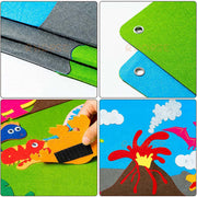Felt Busy Board Kinder Bildungswissenschaftliche Spielzeuge