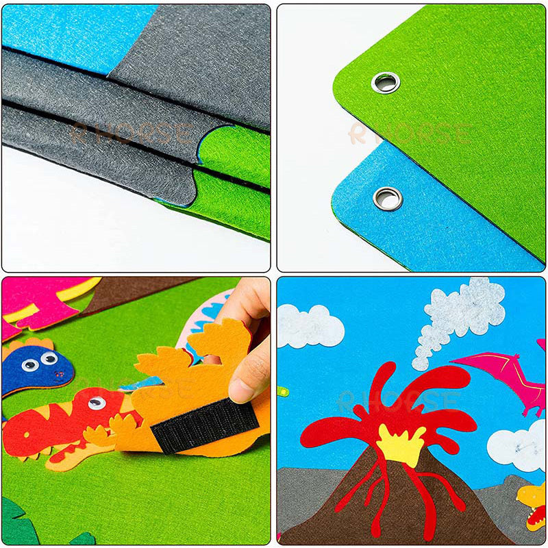 Felt Busy Board Kinder Bildungswissenschaftliche Spielzeuge