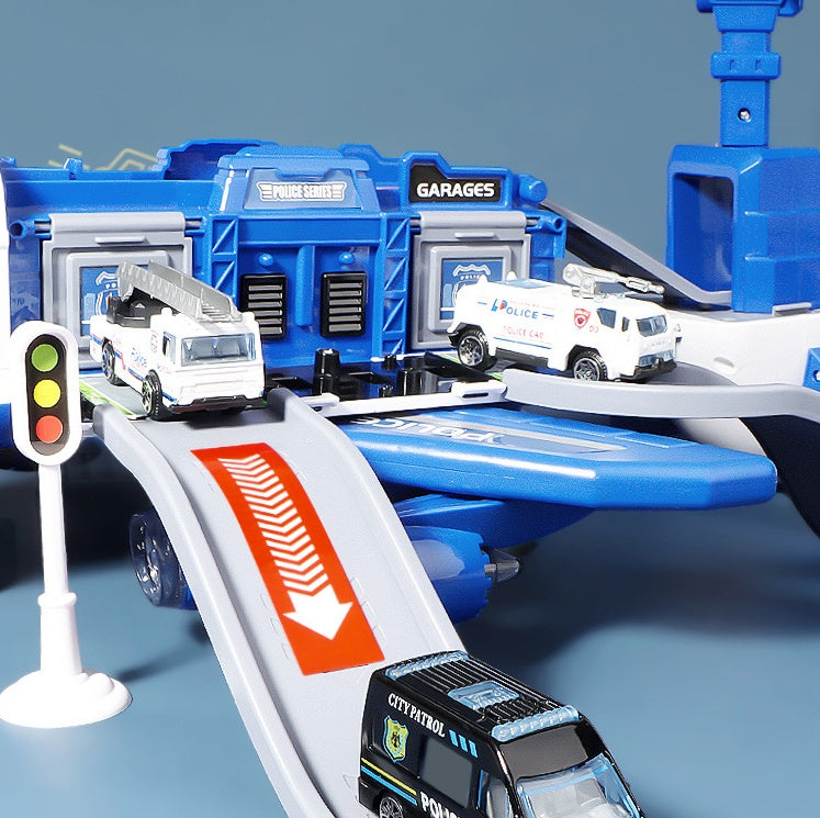 mytooy Flughafen Spielset mit Fahrzeugen und Zubehör