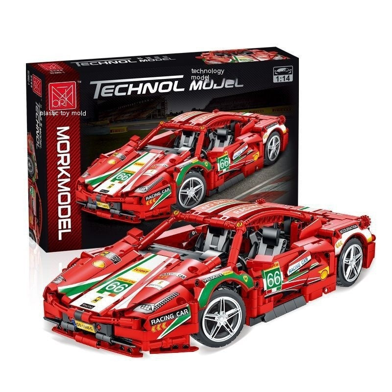 Sportwagen Rennwagen Modell Bausteine Spielzeug