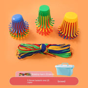 Kinder handgemachtes Diy gewebtes Gewindes pielzeug