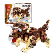 Dinosaurier Welt kinder Puzzle Montiert Gebäude Block Spielzeug