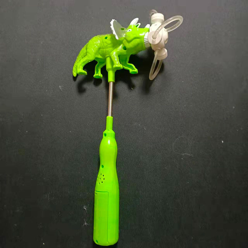 Bunte blinkende Musik Licht emittierendes elektrisches Dinosaurier-Windmühlen-Spielzeug