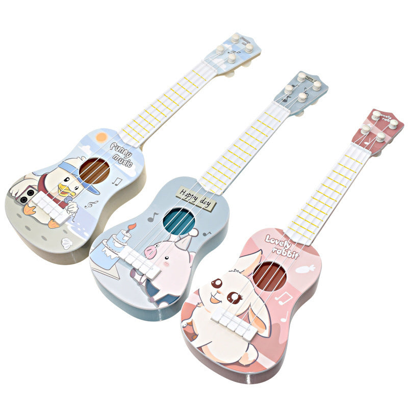 Kindergitarre Ukulele Musikaufklärung Frühförderung Spielzeug