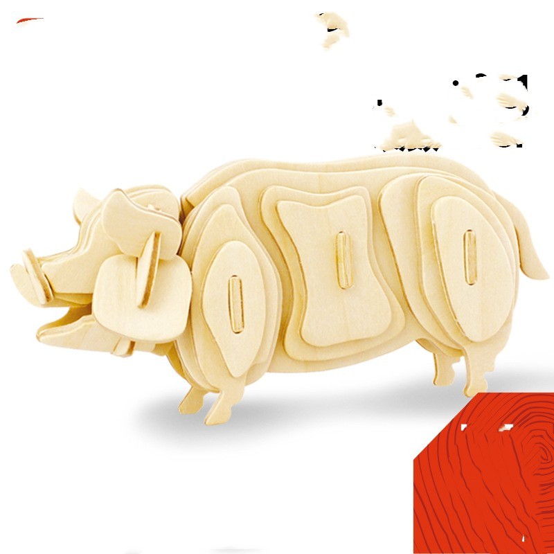 Kinder pädagogisches Netflix-Spielzeug Drei dimensionale Holz puzzles