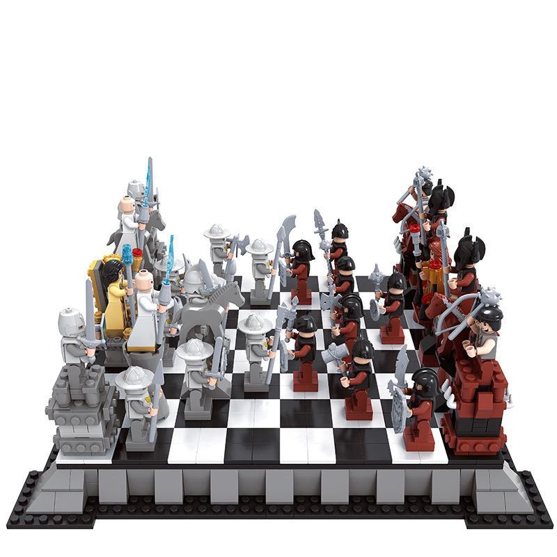 Puzzle Montage Kunststoff Gebäude Modell Blöcke Verriegelung Spielzeug