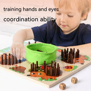Kinder Hand Fine Motor Training Abacus Spielzeug Früher ziehung Spielzeug