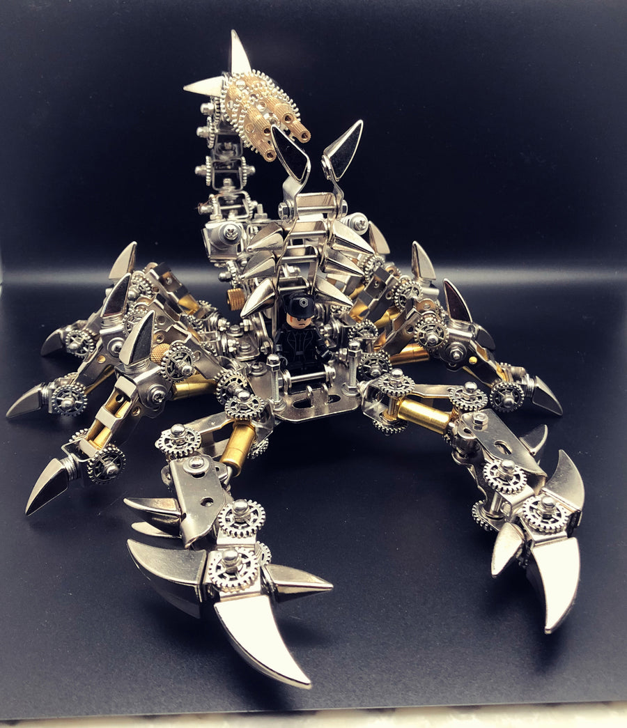 Metall Punk Mecha Getriebe Modell Baustein Spielzeug