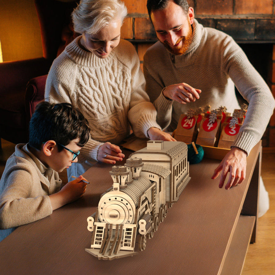 Heimmode Einfaches Garoustan Zug puzzle Spielzeug