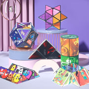 Solide Geometrie Variable Magnetische Rubik Würfel Blöcke