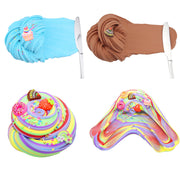 Bunte Eiscreme Plasticen Diy Handgemachtes pädagogisches Spielzeug
