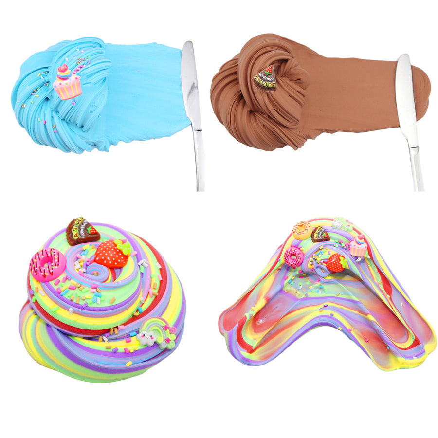 Bunte Eiscreme Plasticen Diy Handgemachtes pädagogisches Spielzeug