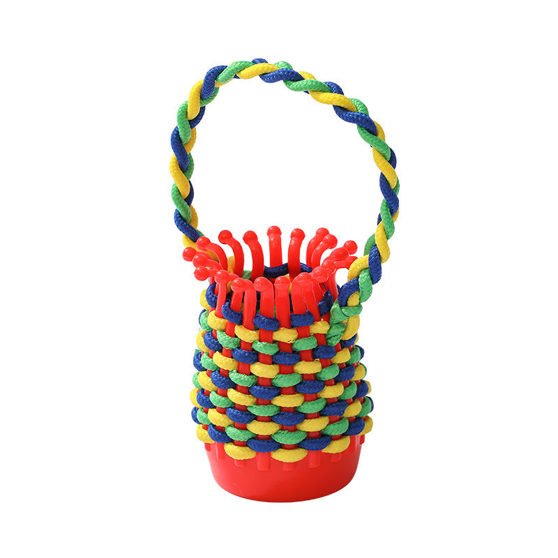 Kinder handgemachtes Diy gewebtes Gewindes pielzeug