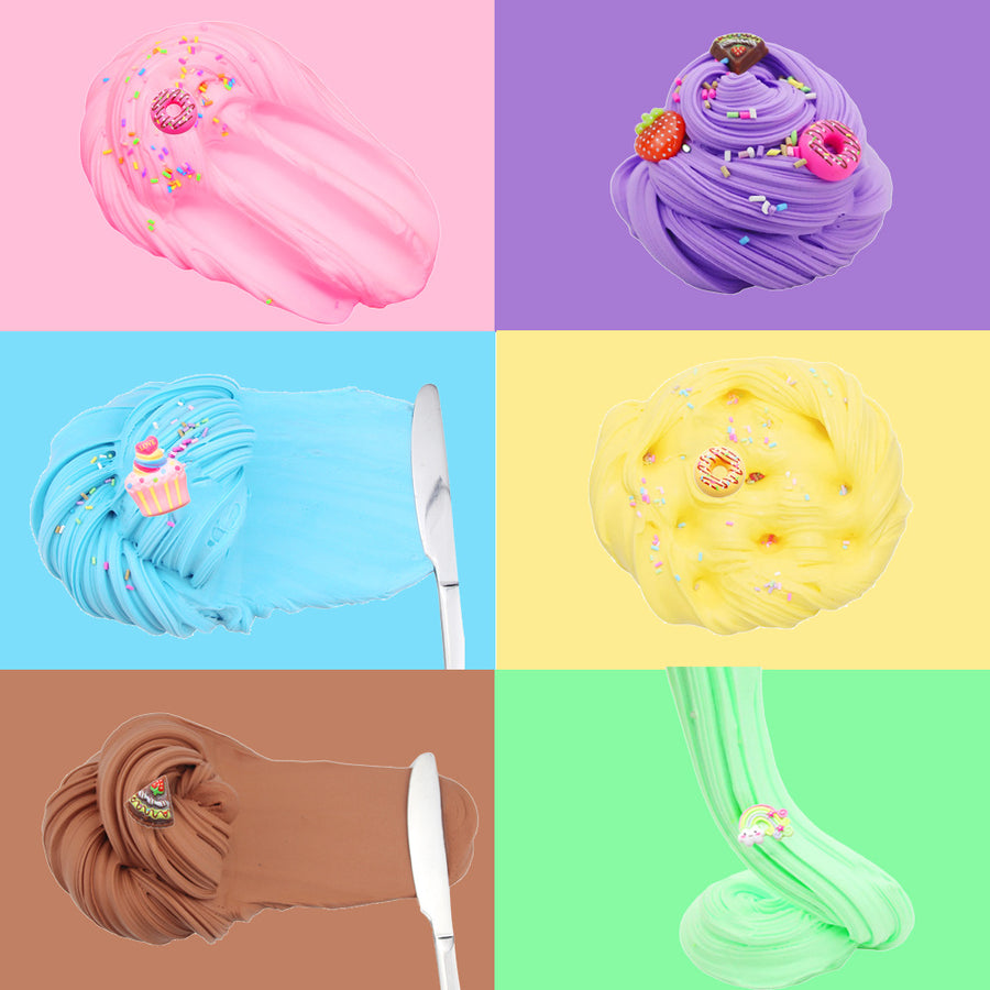 Bunte Eiscreme Plasticen Diy Handgemachtes pädagogisches Spielzeug