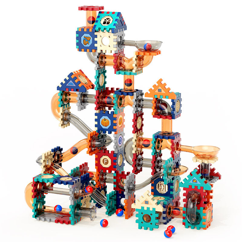 Wandelbare elektrische Bausteine für Kinder rüsten rotierendes DIY-Lernspiel zeug