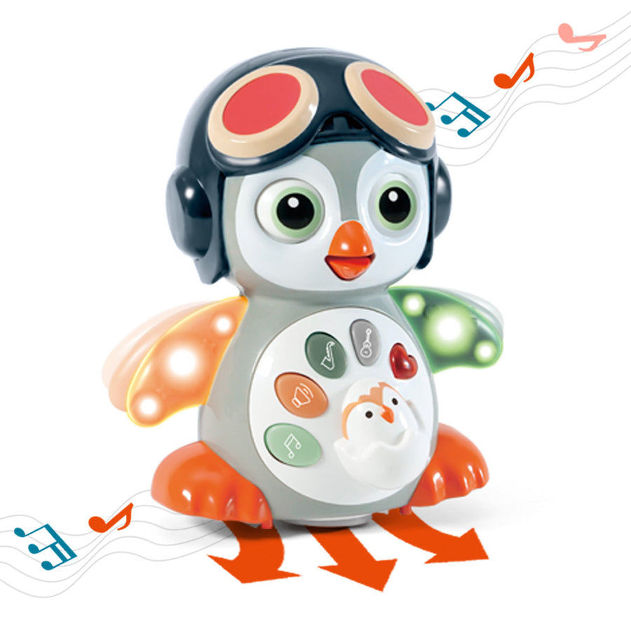 Elektrische Universal Light Musik Swing Tanzender Pinguin