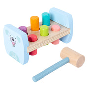 Holz Regenbogen Klopf-Tisch Hammer Musik Whac-a-Mole Klopf Kinder Spielzeug