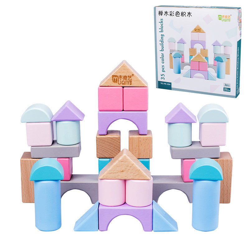 Puzzle-Spielzeug aus Holz für die frühe Bildung von Kindern
