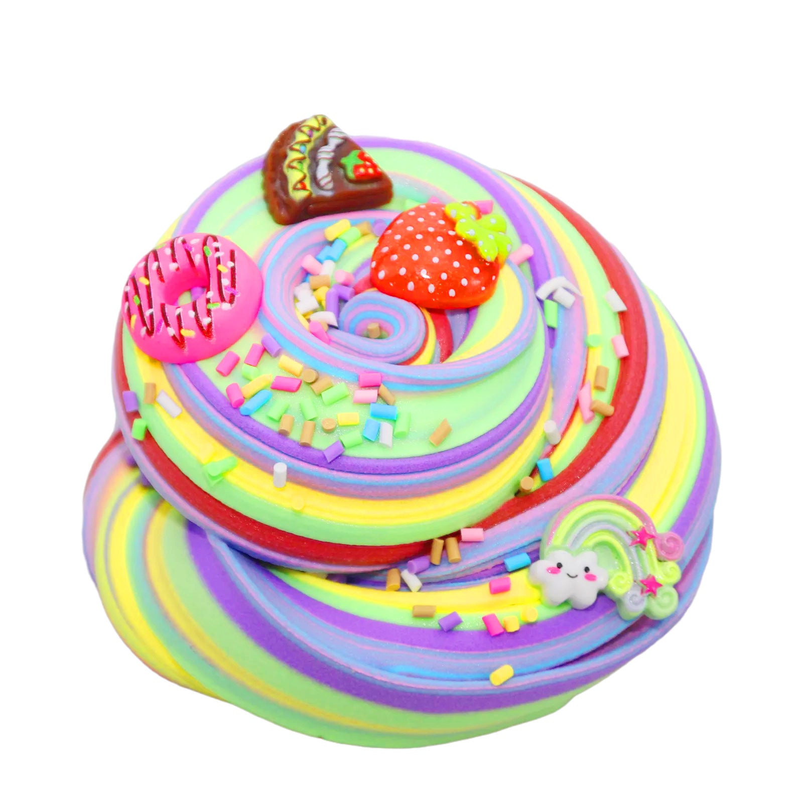 Bunte Eiscreme Plasticen Diy Handgemachtes pädagogisches Spielzeug
