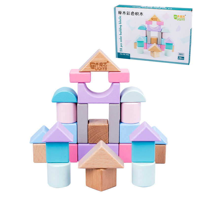 Puzzle-Spielzeug aus Holz für die frühe Bildung von Kindern