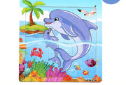 Holzpuzzle Tiere Puzzlespielzeug Frühkindliche Eltern-Kind-Spiele