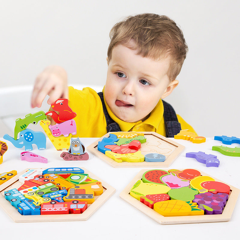 mytooy Holzpuzzle Box mit Motiven