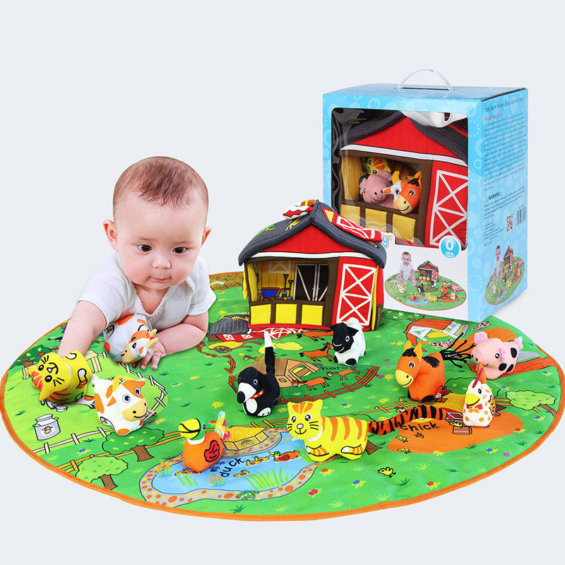 Baby Spielen Decke Frühen Bildung Tier Spielzeug
