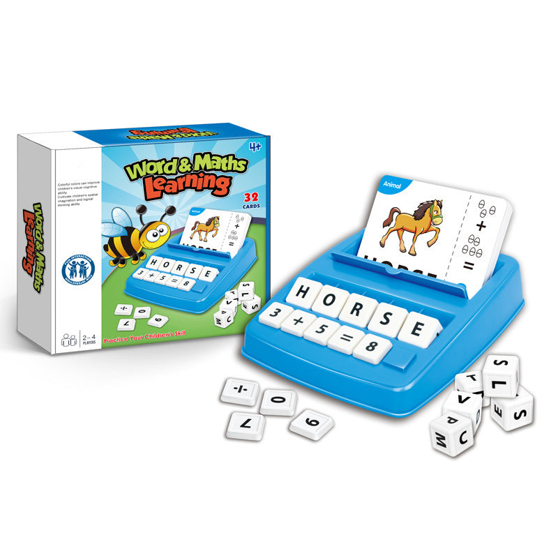 Alphabet Desktop-Spiel Lern zahlen Matching Early Education Spielzeug