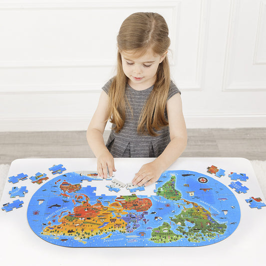 Flugzeug-Tier-Puzzle Kinder-Puzzle Papier-Spielzeug