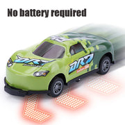 Flip Stunt Auto Legierung Ziehen Sie zurück 4Wd Rennwagen Modell Cooles Graffiti Friction Auslauf Spielzeug für Kinder Jungen Kinder Weihnachts geschenk