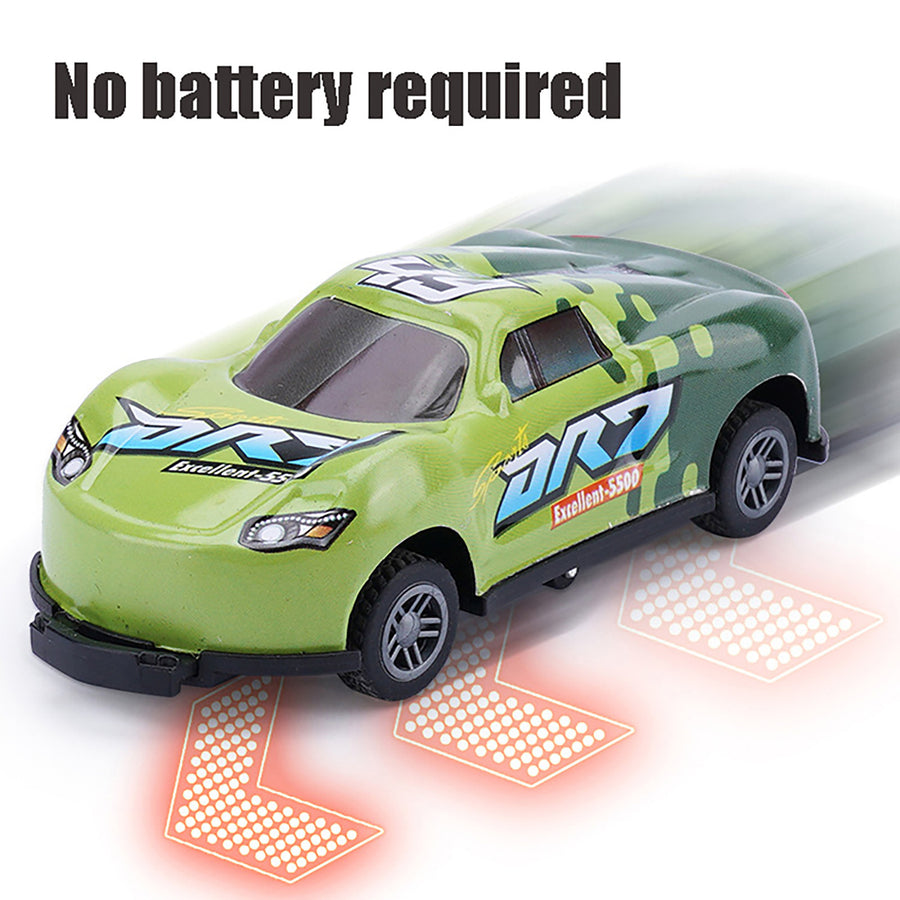 Flip Stunt Auto Legierung Ziehen Sie zurück 4Wd Rennwagen Modell Cooles Graffiti Friction Auslauf Spielzeug für Kinder Jungen Kinder Weihnachts geschenk