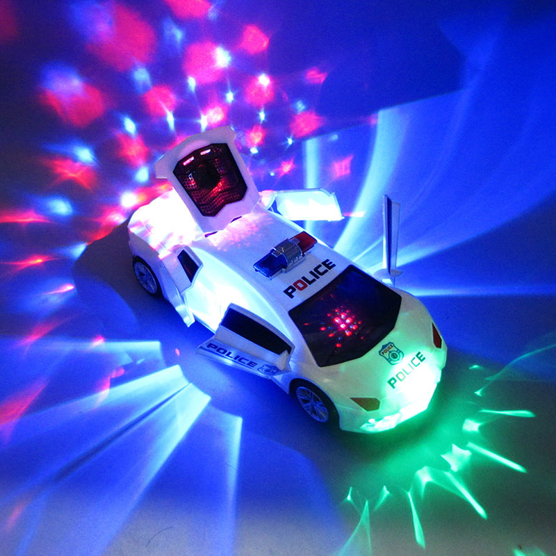 Dreh Verformung Polizei Auto Simulation Modell Großhandel Spielzeug