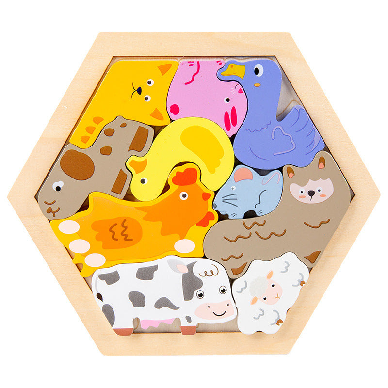 mytooy Holzpuzzle Box mit Motiven