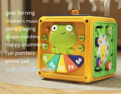 Multifunktion ale Hexahedrale Früher ziehung Pädagogisches Spielzeug für Säuglinge und Kinder