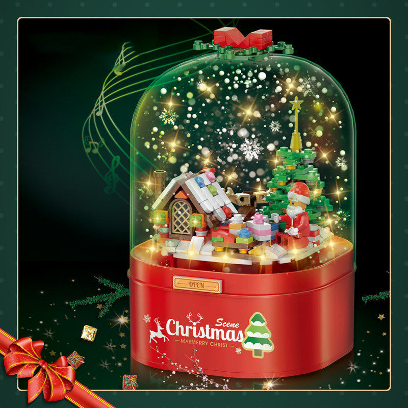 Kinderspielzeug Weihnachtsmann Zuckerstangenhaus Musikdose