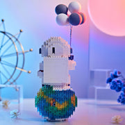Mini Micro Rakete Bausteine Raum Mond Satellite Astronaut Diamant Ziegel Konstruktor Spielzeug Für Kinder Geschenke
