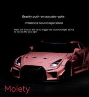 Aluminium-Auto-Modell-Ornamente Acousten-optisches Power-Control-Spielzeug
