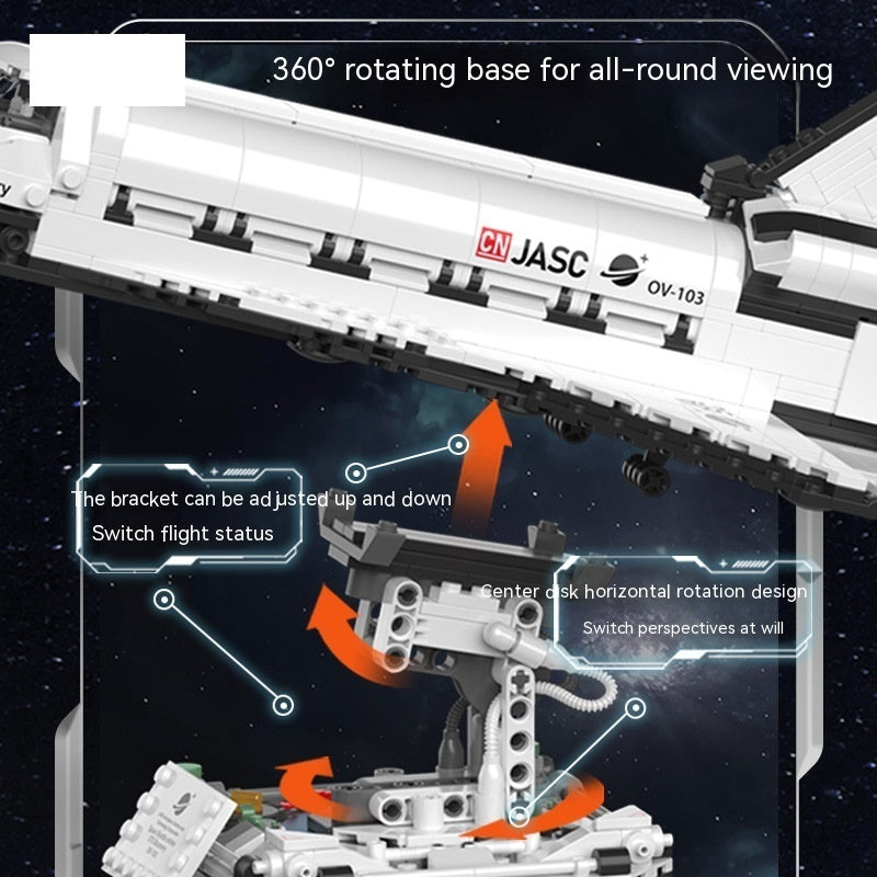 mytooy Modell Spaceshuttle Klemmbausteine