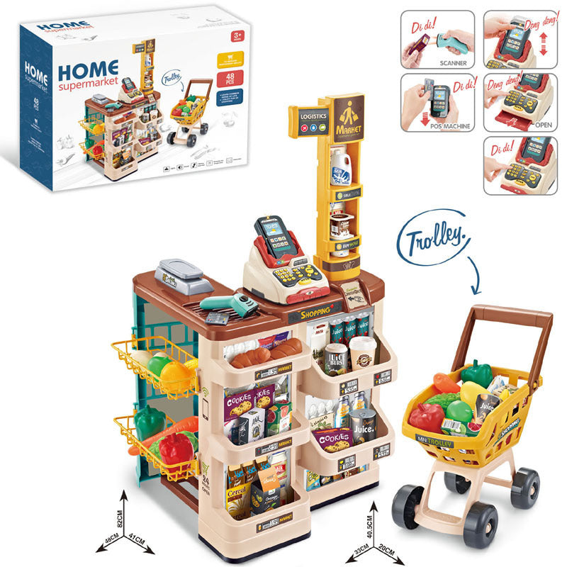 Kinder-Simulations-Supermarkt-Kombinationsspielzeug