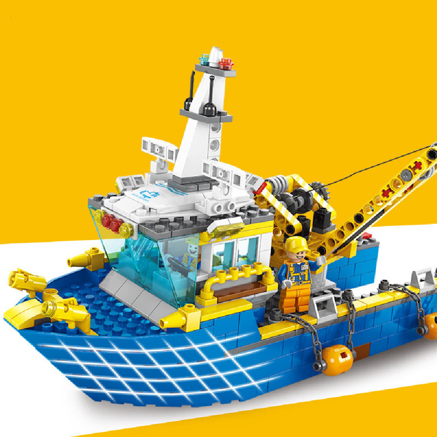 mytooy Marine Boote Klemmbausteine