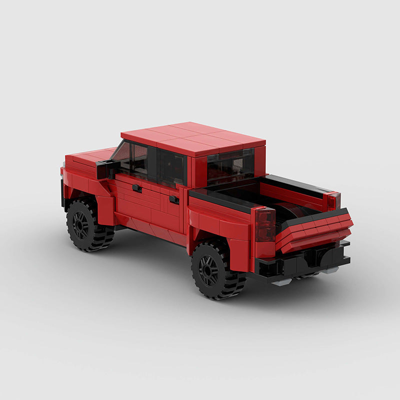 Klein partikel Gelände fahrzeuge Pickup Truck Puzzle Montage Spielzeug