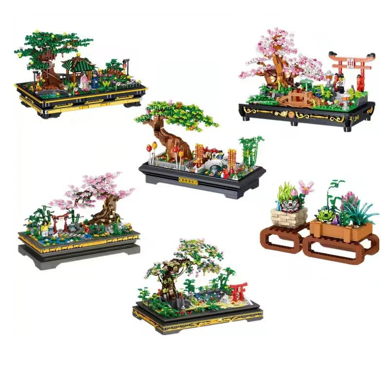 Bausteine Blume Kreative Montage DIY Spielzeug