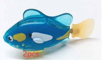 Kinder interaktives elektrisches Fisch-Wasser-Spielzeug für Indoor-Spiel-Schwimm roboter Fisch-Spielzeug für Katzen-Hunde-Haustier-Baby-Schwimmer-Bad-Roboters pielzeug